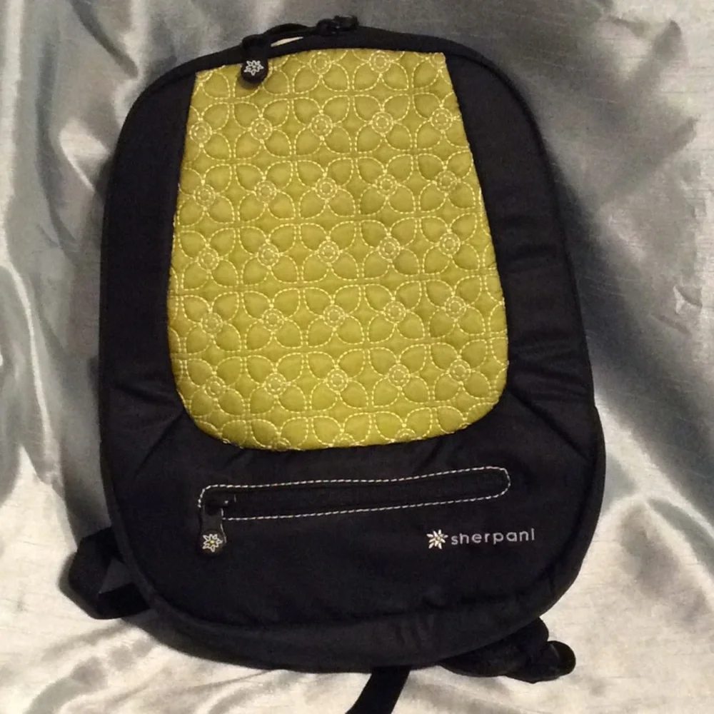Sherpani Vega Citronella small backpack for tablet, Padded, NWT